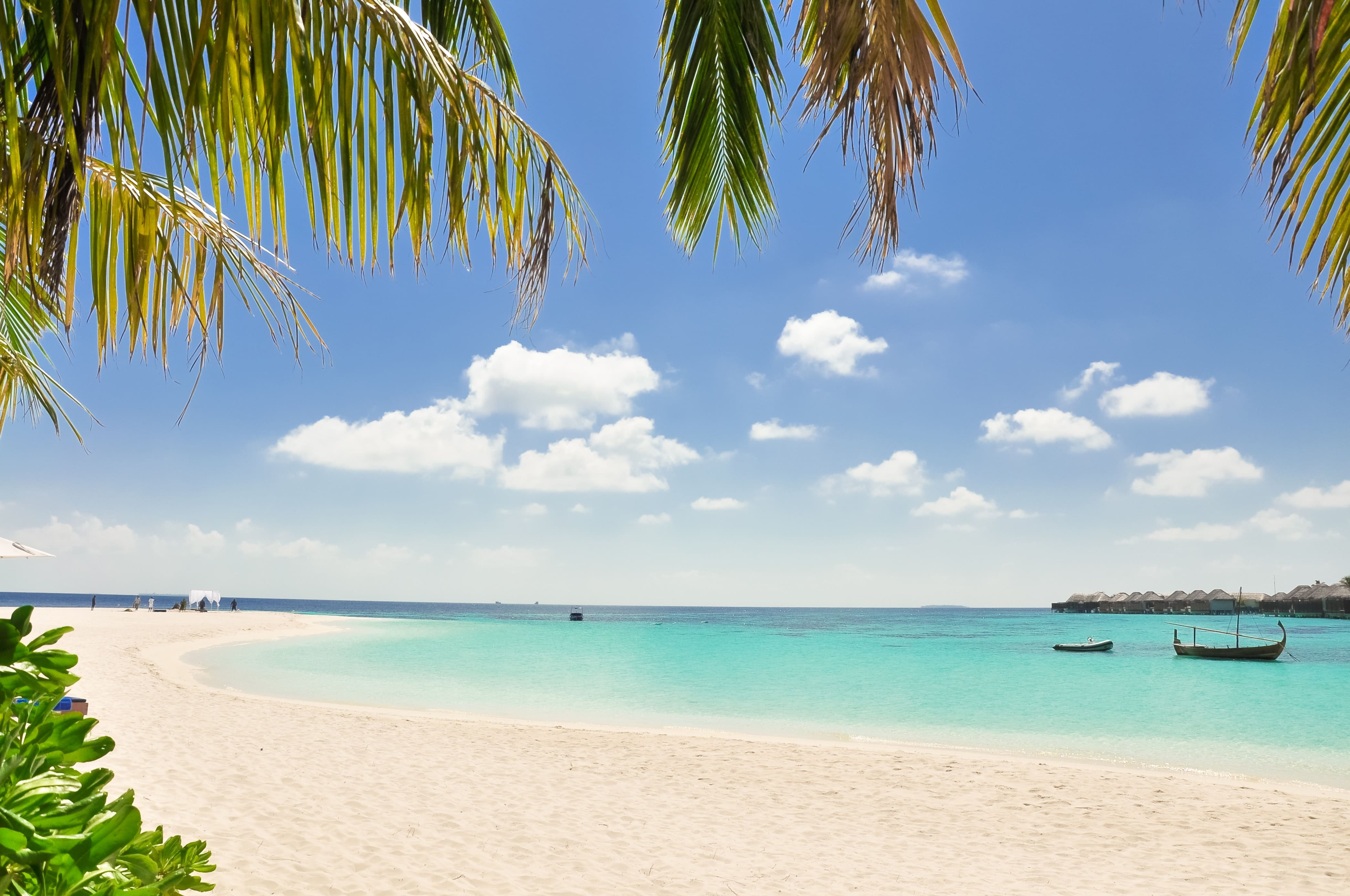 Tulum boat rental; Caribbean beach